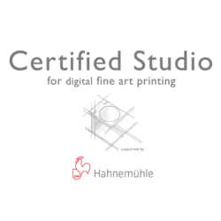 Fine Art Printed Hahnemühle Certified Studio Gold